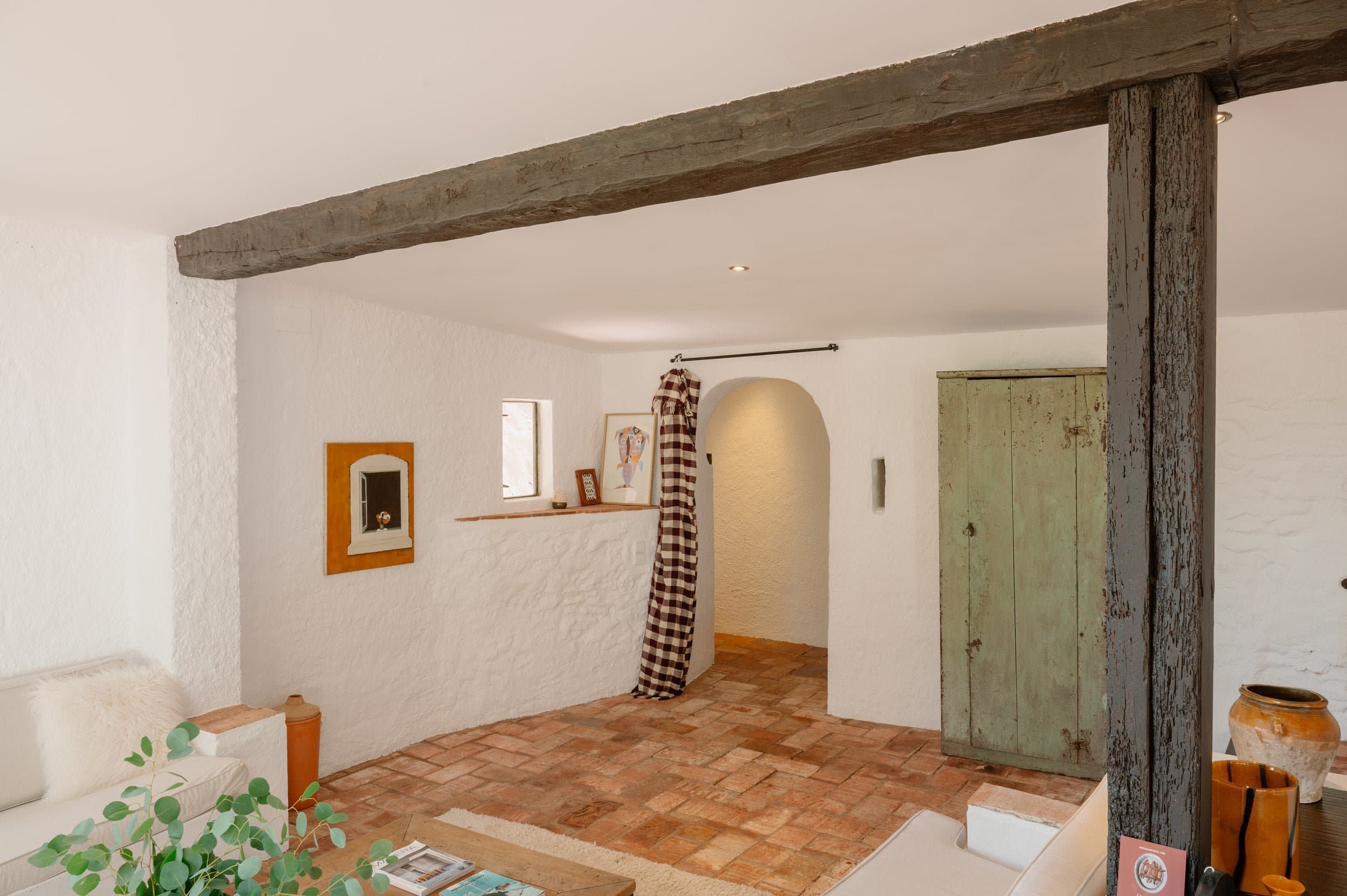 Rustic interior living room