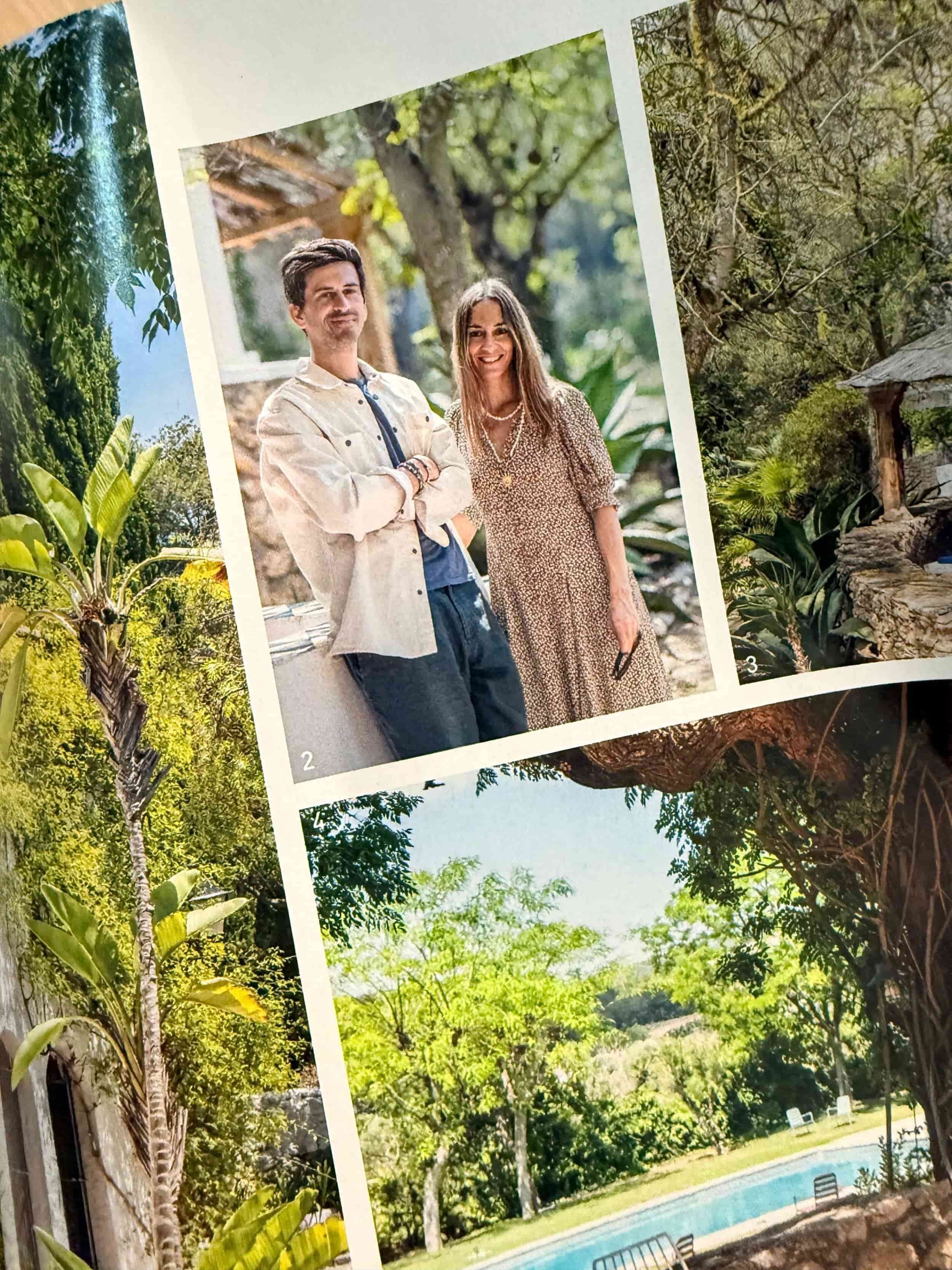 Scrapbook with creative pictures