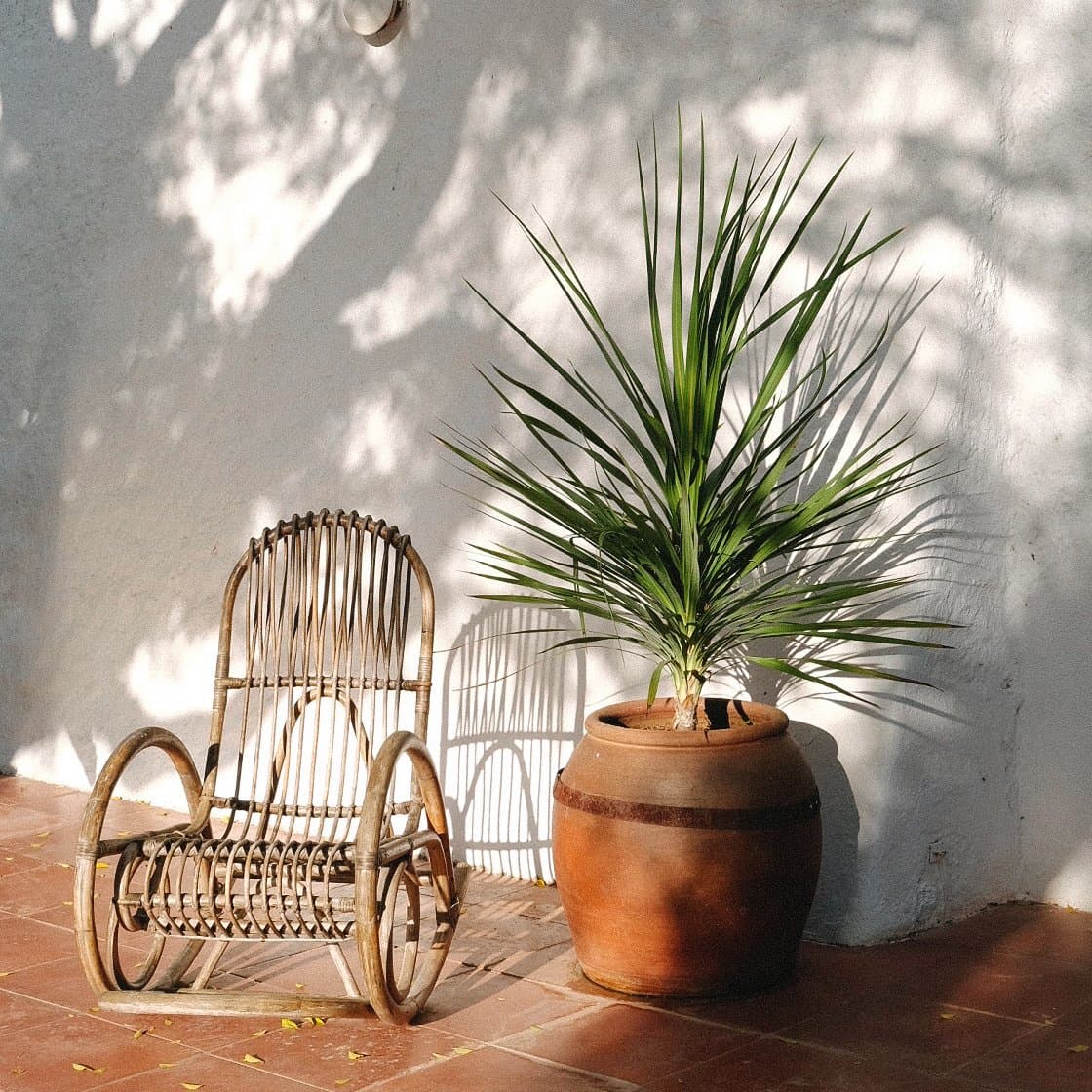 A quiet corner inside the masia at Can Pares
