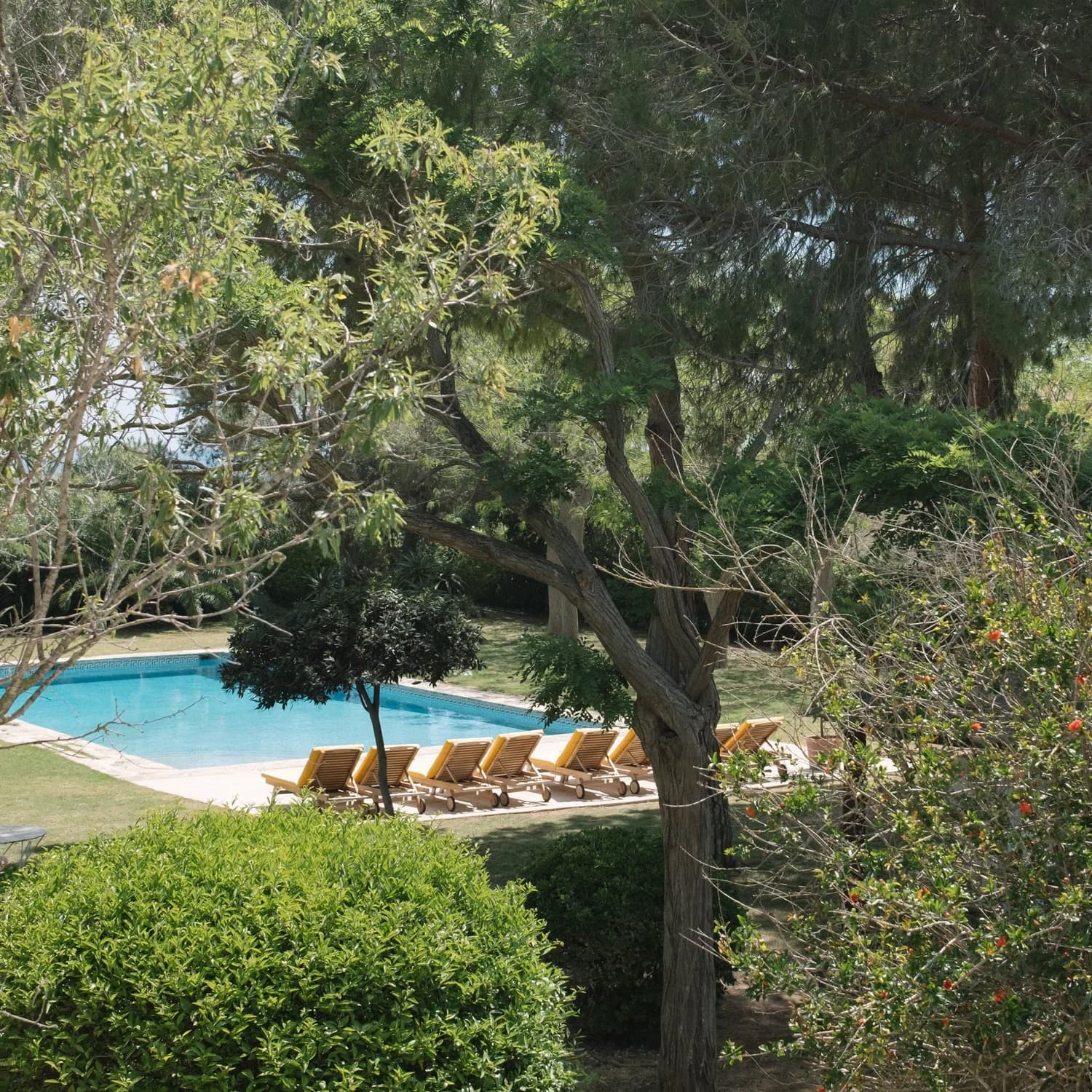 Masia Can Pares, guest house near sitges - view of the pool